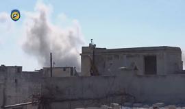 غارات بالصواريخ الفراغية استهدفت الأحياء السكنية في مدينة تلبيسة بحمص