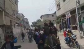 "وحدة الكوشوك" تستعرض في رفح جنوب قطاع #غزة 
تصوير ابراهيم معراج