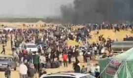 #مباشر تواصل اعتداءات قوات الاحتلال على المتظاهرين شرق رفح جنوب قطاع غزة في #جمعة_الشباب_الثائر 
بث محمد قنديل