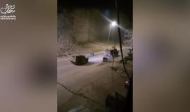 #فيديو يظهر لحظة انسحاب قوات الاحتلال من بلدة برقين في جنين مساء اليوم