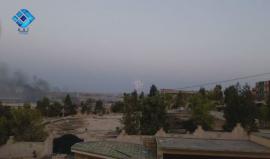 اللحظات الأولى للقصف بالقنابل الفوسفورية على بلدة #حيان في ريف حلب الشمالي فجر اليوم
وكالة ثقة
