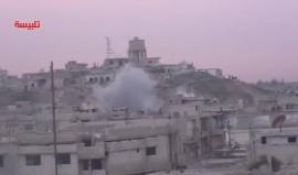 قوات النظام السوري تقصف مدينة تلبيسة بريف حمص الشمالي