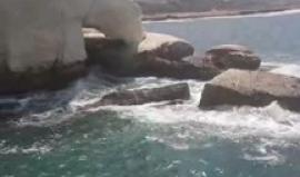 #مباشر .. هدير أمواج البحر من النقطة الفاصلة بين فلسطين ولبنان - رأس الناقورة