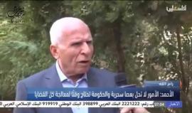 عضو مركزية فتح عزام الأحمد: نريد أن نتأكد من تمكين الحكومة في غزة ونناقش شكل المقاومة خلال لقاءات القاهرة وأزمة الكهرباء في القطاع سببها الانقسام
