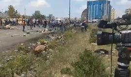 #مباشر من موجهات مستمرة مع قوات الاحتلال على المدخل الشمالي لمدينة البيرة