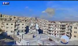 الطائرات الحربية تقصف مدينة جسر الشغور بريف #إدلب