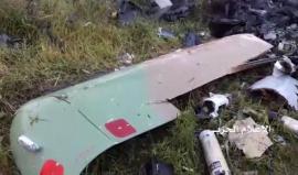 #فيديو طائرة الاستطلاع الاسرائيلية "هيرميس 450" المحملة بالصواريخ والتي سقطت جنوب لبنان