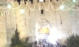#مباشر اجواء عيد الاضحى المبارك من باب العامود في القدس المحتله ..