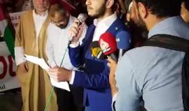#شاهد #مباشر | للمرة الثانية خلال يومين .. 
مظاهرة صاخبة الآن أمام القنصلية الإسرائيلية في مدينة اسطنبول التركية، تضامنا مع المسجد الأقصى المبارك ورفضا للإجراءات الإسرائيلية