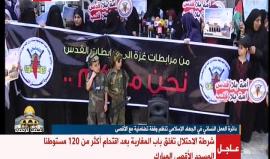 #فيديو وقفة نسائية في غزة نظمتها حركة الجهاد الاسلامي تضامنا مع الاقصى