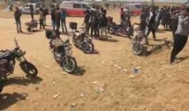 #مباشر تواصل اعتداءات قوات الاحتلال على المتظاهرين شرق خانيونس في #جمعة_الشباب_الثائر