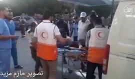 #عاجل توالي وصول الإصابات برصاص الاحتلال من منطقة شرق البريج وسط قطاع غزة.
تصوير: حازم مزيد