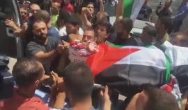 #شاهد موكب تشييع جثمان الشهيد عمار الطيراوي في رام الله