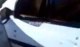 #شاهد
السيارة التي تعرضت لإطلاق نار في عملية #صيد_البط والتي أدت لإصابة مستوطن بجراح قرب مستوطنة إفرات