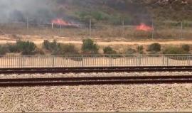 اضطراب حركة القطارات في سديروت بسبب الحرائق المشتعلة بفعل الطائرات الورقية