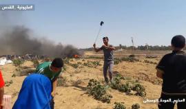 #شاهد
المواجهات المندلعة شرق المحافظة الوسطى في #مليونية_القدس