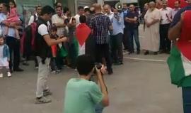 #شاهد #مباشر مظاهرة في مدينة فرانكفورت الألمانية تضامنا مع المسجد الأقصى والقدس #إلا_الأقصى