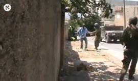 #شاهد اعتداء جنود الاحتلال على صحفيين فلسطينيين