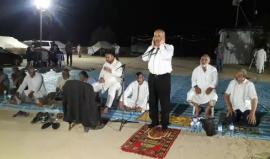 مباشر صلاة العشاء والتراويح من مخيم العودة شرق الوسطى .