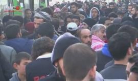 دفعة جديدة من أهالي حي الوعر في حمص يهجرون الى إدلب