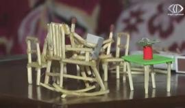 محمد سلام يجسد الواقع الفلسطيني بأعواد الكبريت - رمزي البيروتي