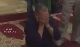 لحظات مؤثرة بعد دخول الأسير المحرر ابراهيم العباسي المسجد الأقصى بعد غياب 18 عاما !