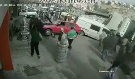 #شاهد 
إنقلاب شاحنة محملة بالطحين في العاصمة الاردنية عمان.