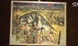 معرض للفنان التشكيلي إسماعيل شموط وزوجته تمام الأكحل في متحف محمود درويش