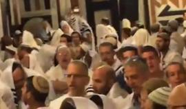 عشرات اليهود يدنسون المسجد الإبراهيمي في الخليل بطقوسهم التلمودية