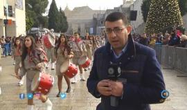 #شاهد | مراسم الاحتفال بعيد الميلاد في مدينة #بيت_لحم الفلسطينية . 

تقرير: ممدوح حمامرة