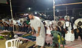 #مباشر من مخيم العودة شرق المحافظة الوسطى لقطاع غزة بالقرب من السياج الفاصل