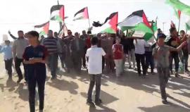 عائلة الرنتيسي تنظم فعالية شرق مدينة غزة