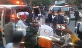 #شاهد.. وصول إصابات لمشفى شهداء الأقصى في دير البلح إثر اعتداء قوات الاحتلال على مسيرة العودة
تصوير: Hazem Mizyed