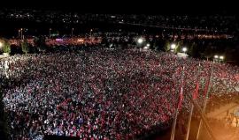 #شاهد: فعالية أمام القصر الرئاسي في #أنقرة تختتم المظاهرات بميادين #تركيا