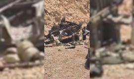 #فيديو مقتل جنديين اسرائيليين بانقلاب حافلة عسكرية في ايلات جنوب فلسطين المحتلة