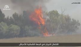 حرائق في المستوطنات الإسرائيلية المحاذية لقطاع غزة بفعل الطائرات والبالونات الحارقة