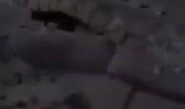 جانب من الخراب الذي أحدثته قوات الاحتلال في منزل عبد الله الحاج أحمد عقب اقتحامه في قرية تلفيت جنوبي نابلس فجر اليوم