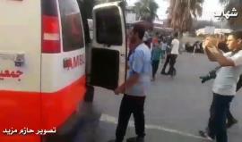 #فيديو اصابات تصل مستشفى شهداء الأقصى وسط قطاع غزة جراء اعتداء الاحتلال على المتظاهرين شرق البريج