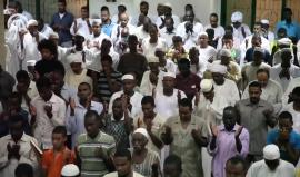 #شاهد| إحياء ليلة السابع والعشرين من #رمضان في مسجد الإمام السنهوري بالعاصمة السودانية #الخرطوم