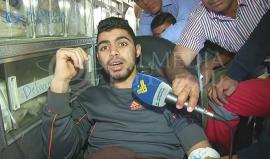 #شاهد | قوات الاحتلال تفرج قبل قليل عن الأسير محمد عمر نخلة من مخيم الجلزون شمال رام الله، بعد انتهاء محكوميته البالغة 15 شهرا وهو أحد المشاركين في إضراب الاسرى عن الطعام منذ 26 يوما .