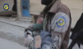 11 شهيدا جراء القصف على حي السكري في #حلب المحاصرة