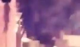 #شاهد رشق جيبات الاحتلال بالزجاجات الحارقة في بلدة عزون بقلقيلية فجر اليوم