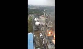 #شاهد: لحظة وقوع انفجار بمفاعل نووي في #فرنسا