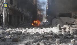 6 شهداء حصيلة القصف الجوي الذي استهدف حي المشهد في #حلب قبل قليل

#حلب_تباد 
#اغضب_لحلب 
#HolocaustAleppo