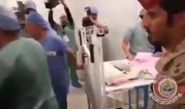 المستشار بالديوان الملكي المشرف العام على مركز الملك سلمان للإغاثة والأعمال الإنسانية رئيس الفريق الطبي لعملية فصل التوأم السيامي الفلسطيني الدكتور عبدالله الربيعة يعلن نجاح عملية فصل التوأم السيامي (حنين وفرح)