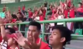 #شاهد الجماهير الإندونيسية تهتف لـ فلسطين خلال مبارة بين منتخب بلادهم ومنتخب فلسطين