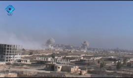 الطائرات الروسية تقصف ضاحية الأسد غربي مدينة #حلب 
تصوير وكالة ثقة