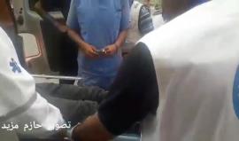 #شاهد لحظة وصول عدد من الاصابات لمستشفى شهداء الأقصى وسط قطاع غزة، خلال اعتداء قوات الاحتلال على المشاركين في ميسرة العودة 
تصوير: حازم مزيد