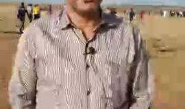 مباشر من حدود بلدة #خزاعة التظاهرات السلمية الرافضة للحصار الإسرائيلي على غزة تصوير مثنى النجار