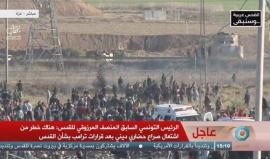 #مباشر مواجهات عنيفة مع الاحتلال شرق غزة